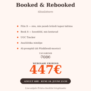 Booked & Rebooked webinari eri