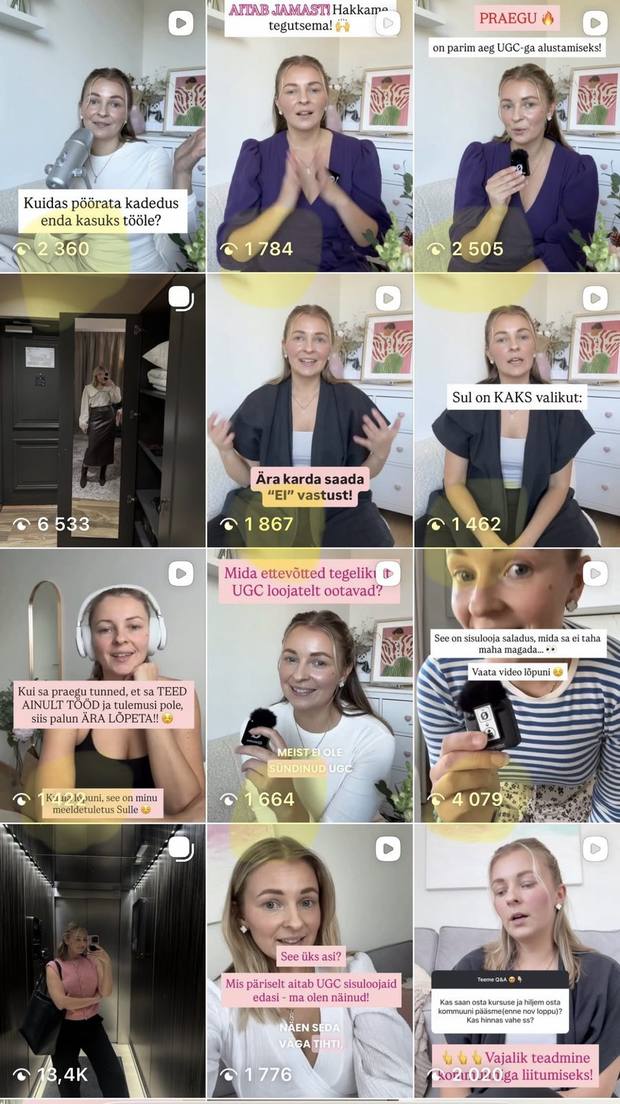 Instagrami postituste vaatamised enne süsteemi